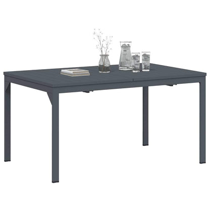 vidaXL Outdoor Dinner Table Folding Anthracite 210 x 90 x 73 cm Steel