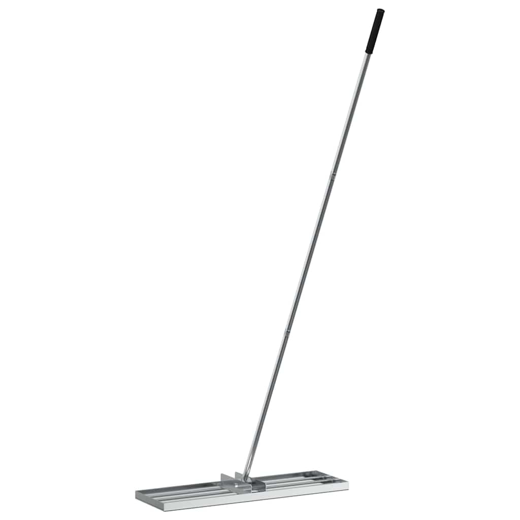 vidaXL Garden Leveling Rake Silver 75 x 25 x 200 cm Stainless Steel