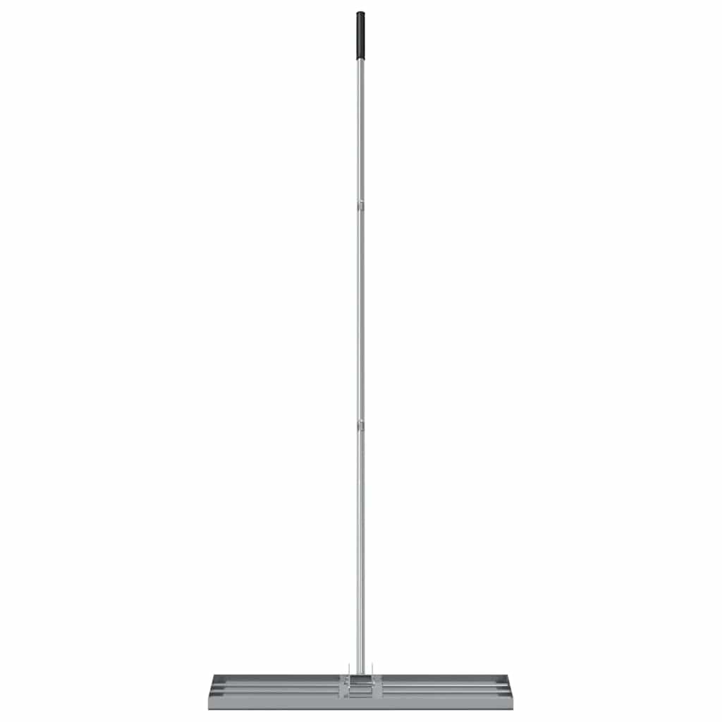 vidaXL Garden Leveling Rake Silver 75 x 25 x 200 cm Stainless Steel