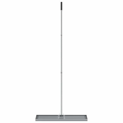 vidaXL Garden Leveling Rake Silver 75 x 25 x 200 cm Stainless Steel