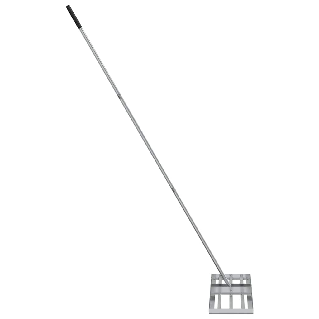 vidaXL Garden Leveling Rake Silver 75 x 25 x 200 cm Stainless Steel