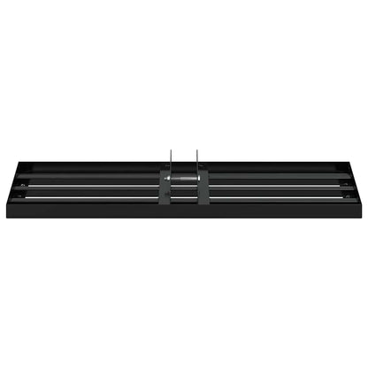 vidaXL Garden Leveling Rake Black 75 x 25 x 6 cm Powder-Coated Steel