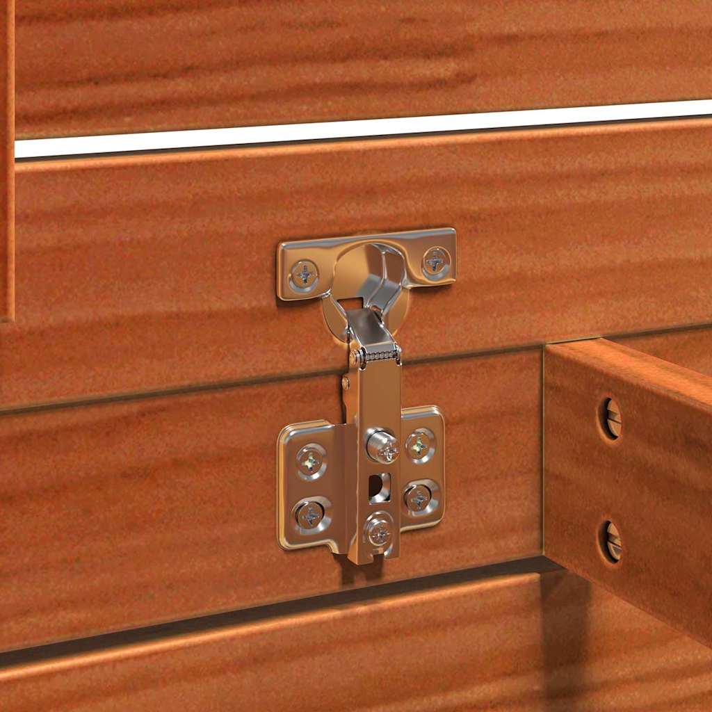 vidaXL Storage Box Engineered wood 101 x 50.5 x 46.5 cm Wax Brown
