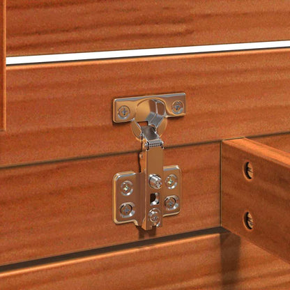 vidaXL Storage Box Engineered wood 101 x 50.5 x 46.5 cm Wax Brown