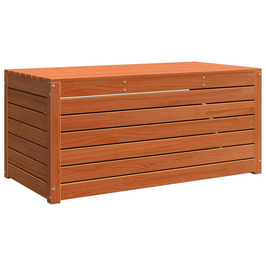 vidaXL Storage Box Engineered wood 101 x 50.5 x 46.5 cm Wax Brown