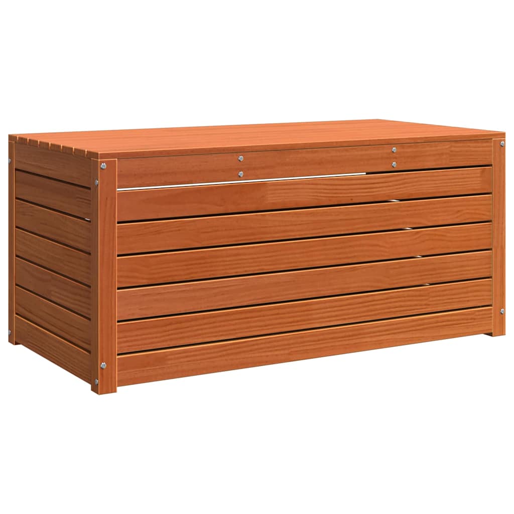 vidaXL Storage Box Engineered wood 101 x 50.5 x 46.5 cm Wax Brown