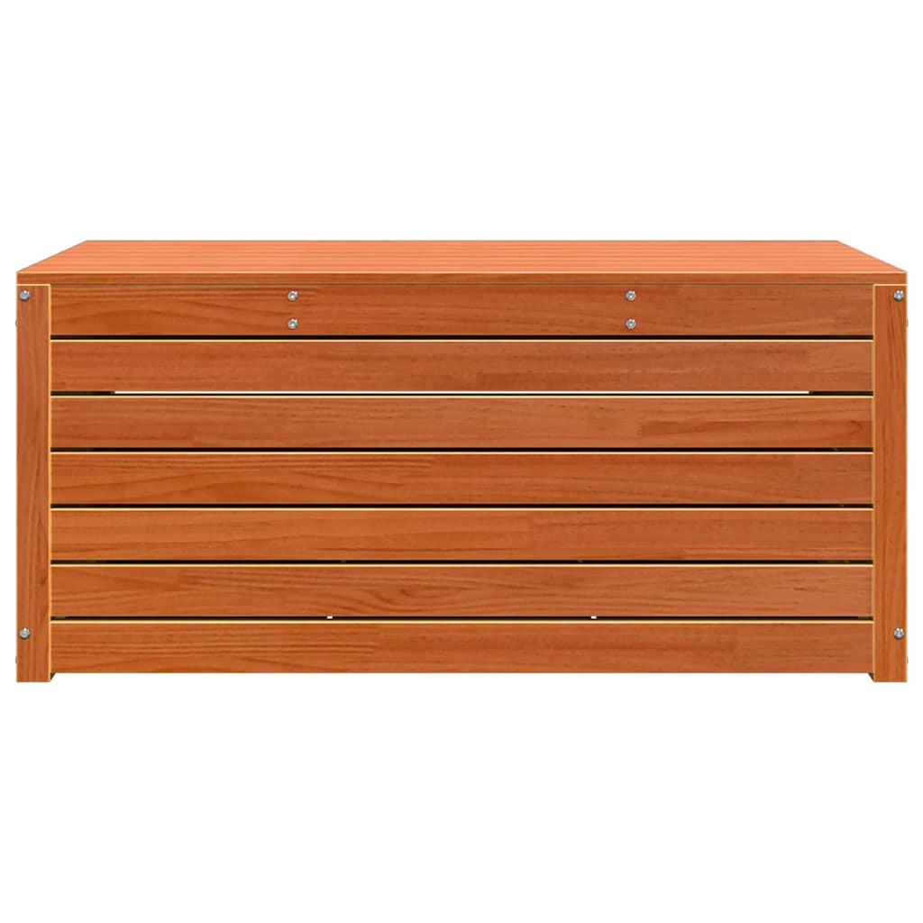 vidaXL Storage Box Engineered wood 101 x 50.5 x 46.5 cm Wax Brown
