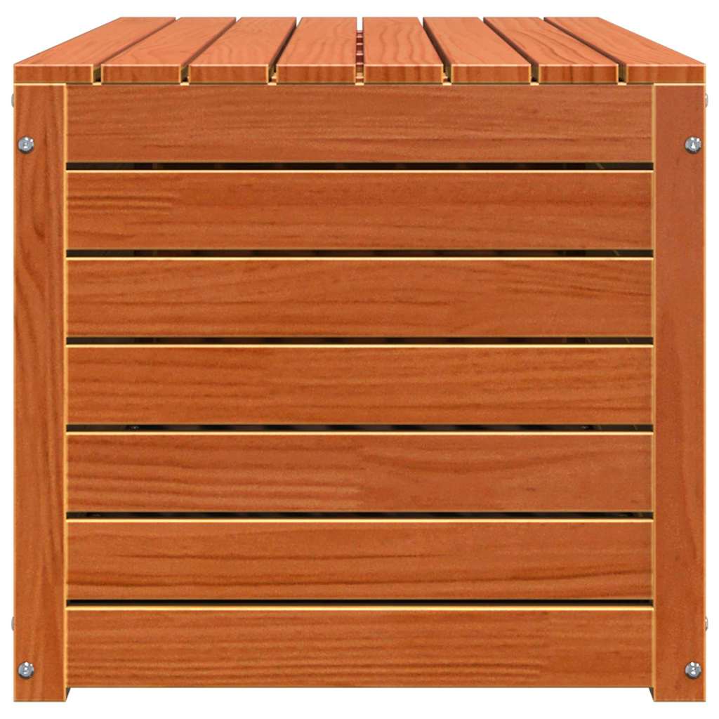 vidaXL Storage Box Engineered wood 101 x 50.5 x 46.5 cm Wax Brown