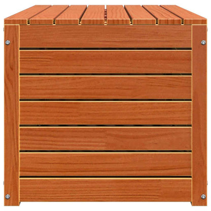 vidaXL Storage Box Engineered wood 101 x 50.5 x 46.5 cm Wax Brown
