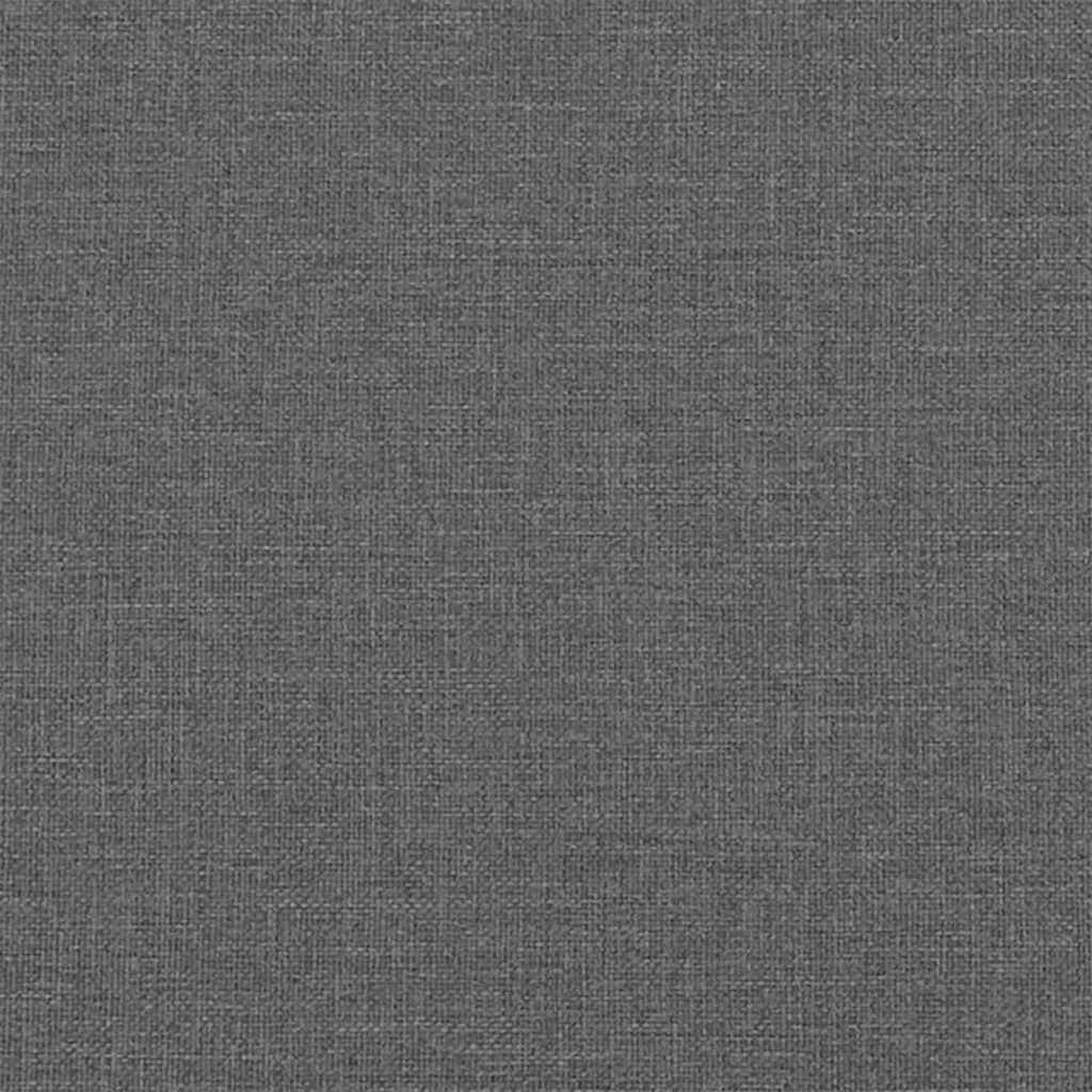 vidaXL Living Room Couch 3 pcs Dark Grey Fabric - 201.5 x 74.5 x 74.5 cm