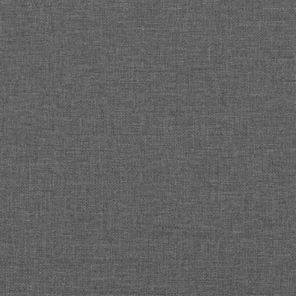 vidaXL Living Room Couch 3 pcs Dark Grey Fabric - 201.5 x 74.5 x 74.5 cm