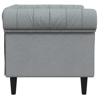 vidaXL Sofa Light Grey 78.5 x 74.5 x 74.5 cm Polyester