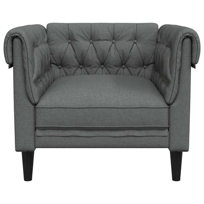 vidaXL Sofa Dark Grey 78.5 x 74.5 x 74.5 cm Polyester