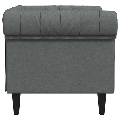 vidaXL Sofa Dark Grey 78.5 x 74.5 x 74.5 cm Polyester