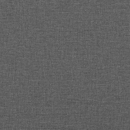 vidaXL Sofa Dark Grey 182.5 x 74.5 x 74.5 cm Polyester