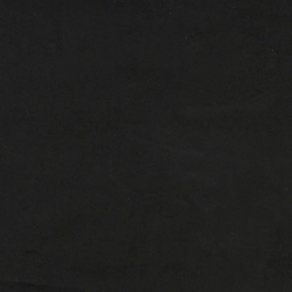 vidaXL Sofa Black 174 x 74.5 x 70.5 cm Velvet