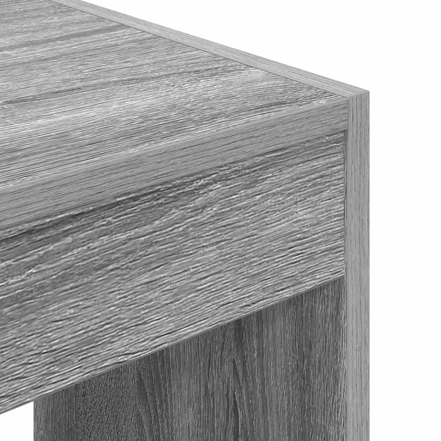 vidaXL Book Cabinet 6-Tier 80 x 30 x 198 cm Engineered Wood - Grey