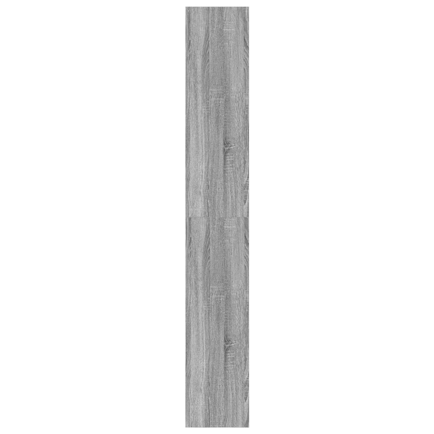 vidaXL Book Cabinet 6-Tier 80 x 30 x 198 cm Engineered Wood - Grey
