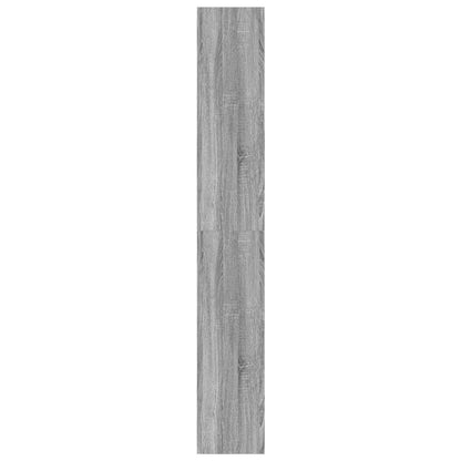 vidaXL Book Cabinet 6-Tier 80 x 30 x 198 cm Engineered Wood - Grey