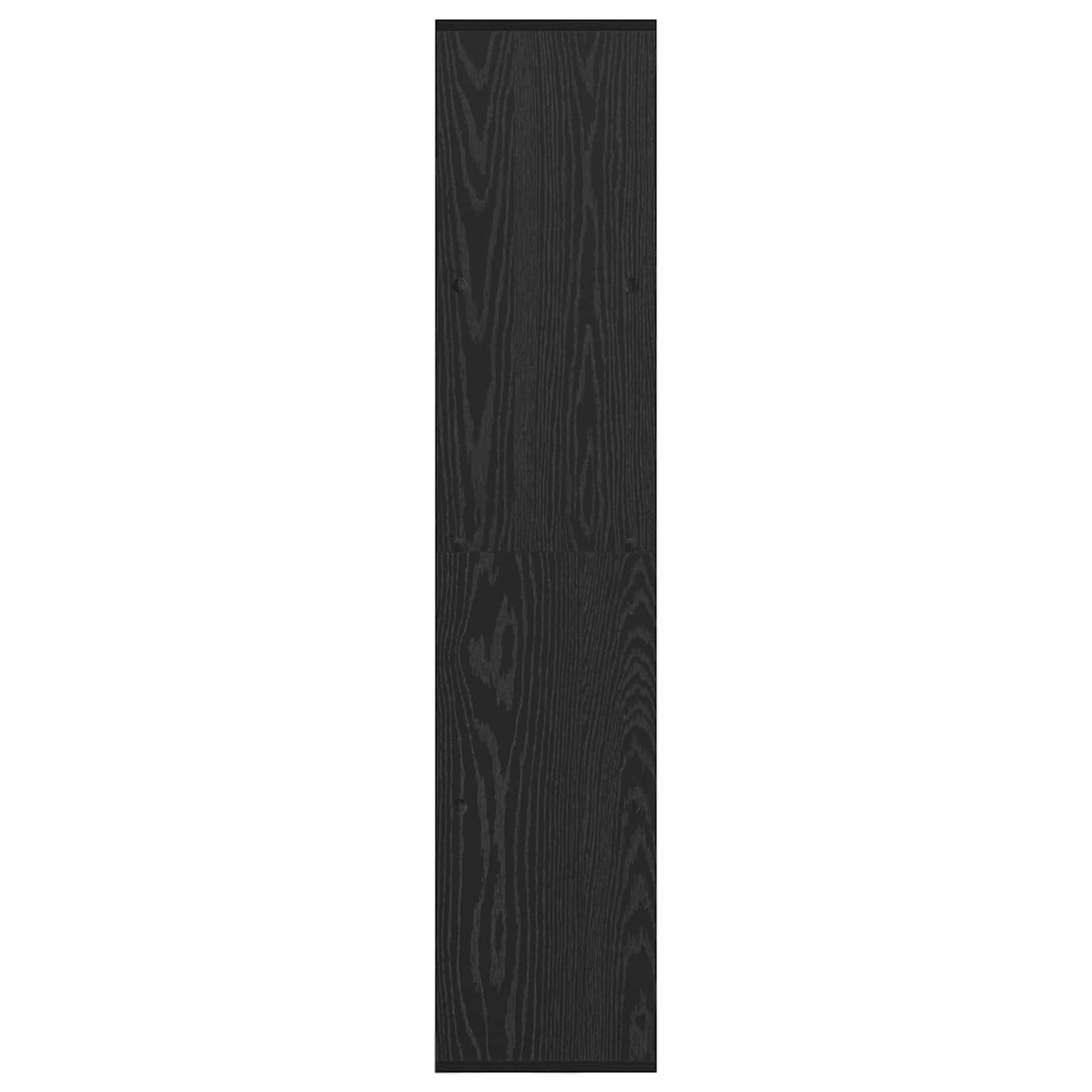 vidaXL Book Cabinet 16-Tier 137.5 x 29 x 137.5 cm Engineered Wood - Black