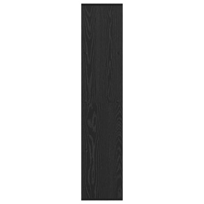 vidaXL Book Cabinet 16-Tier 137.5 x 29 x 137.5 cm Engineered Wood - Black