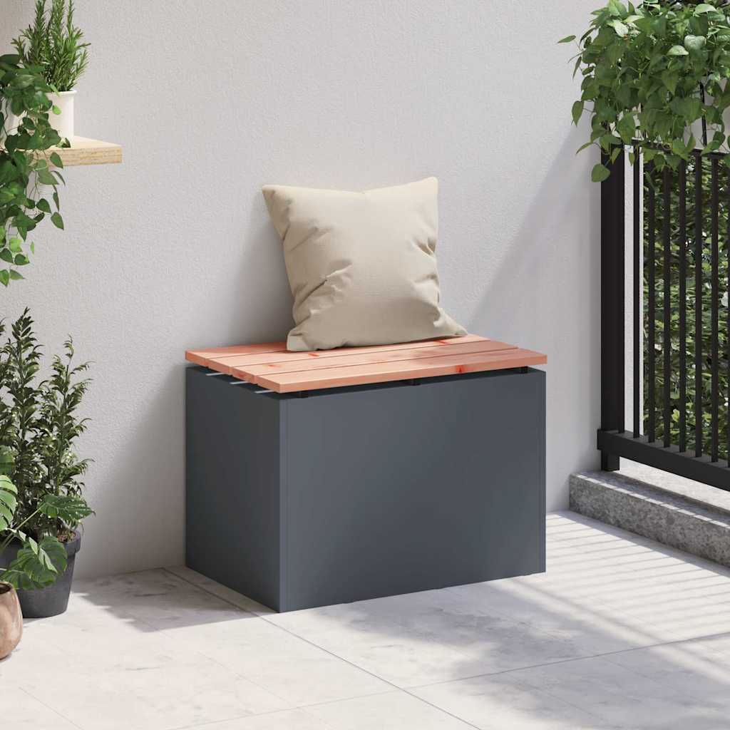 vidaXL Garden Bench 1-Seater 60 x 40 x 43 cm - Anthracite