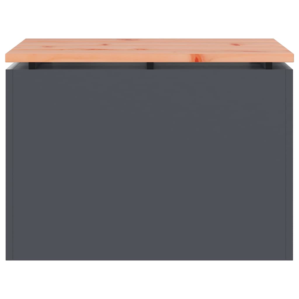 vidaXL Garden Bench 1-Seater 60 x 40 x 43 cm - Anthracite