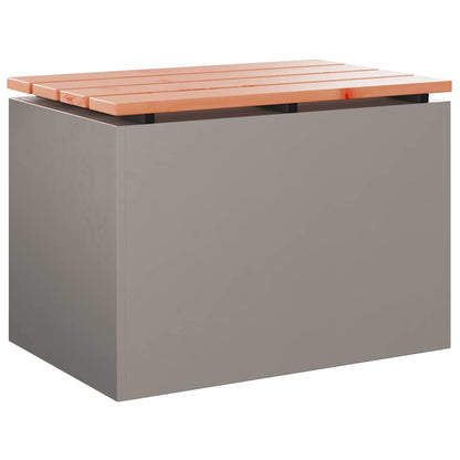 vidaXL Garden Bench 1 -Seater 60 x 40 x 43 cm Rusty Rectangular - Brown