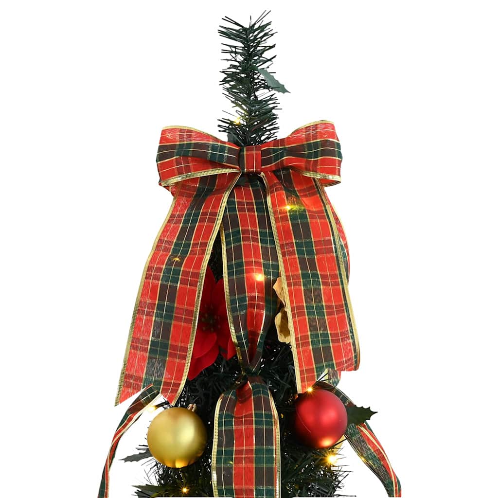 vidaXL Artificial Christmas Tree with 150 LEDs Green 185 cm PVC