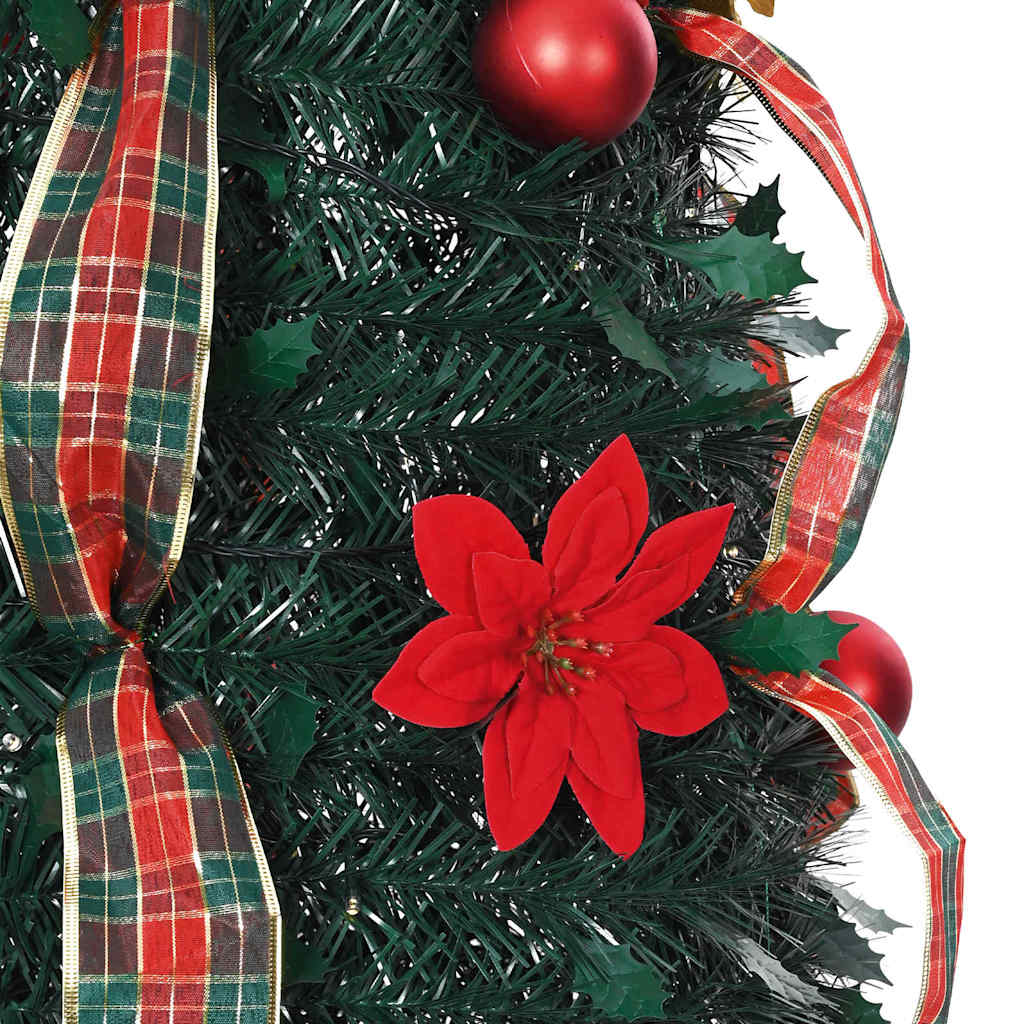 vidaXL Artificial Christmas Tree with 150 LEDs Green 185 cm PVC
