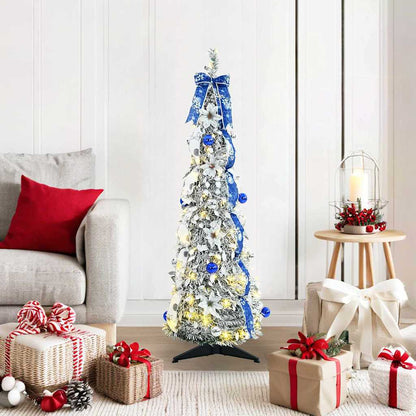 vidaXL Artificial Christmas Tree White 120 cm PVC