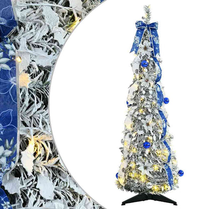 vidaXL Artificial Christmas Tree White 120 cm PVC