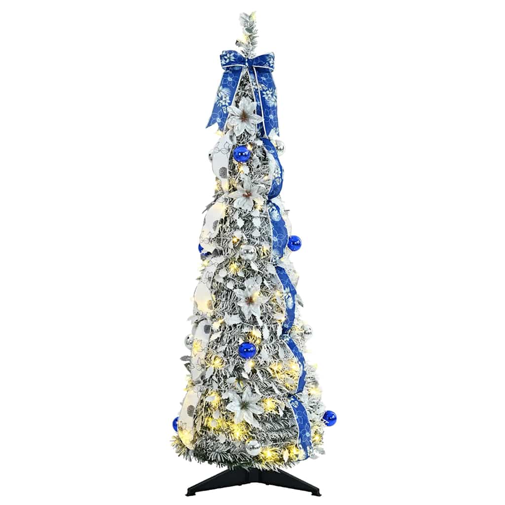 vidaXL Artificial Christmas Tree White 120 cm PVC