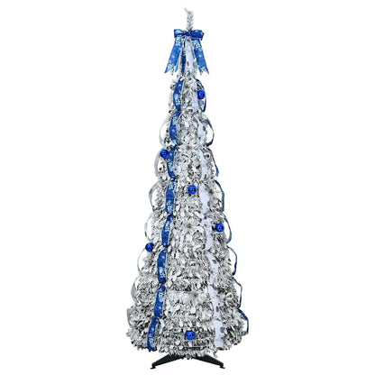 vidaXL Artificial Christmas Tree White 180 cm PVC