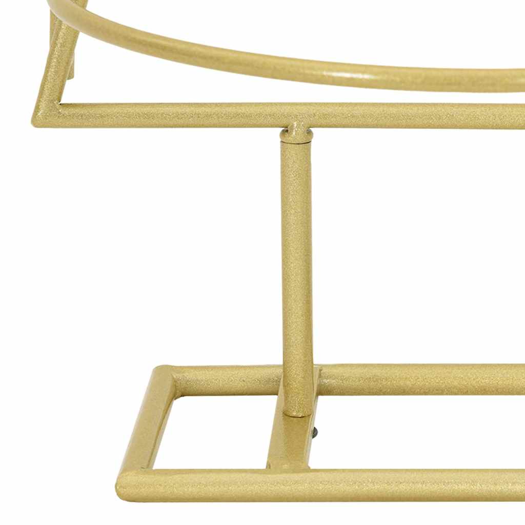 vidaXL Metal Christmas Tree with Stand Gold 60 cm Powder-coated steel