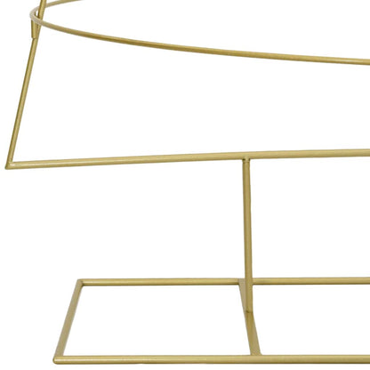 vidaXL Metal Christmas Tree with Stand Gold 209 cm Powder-coated steel