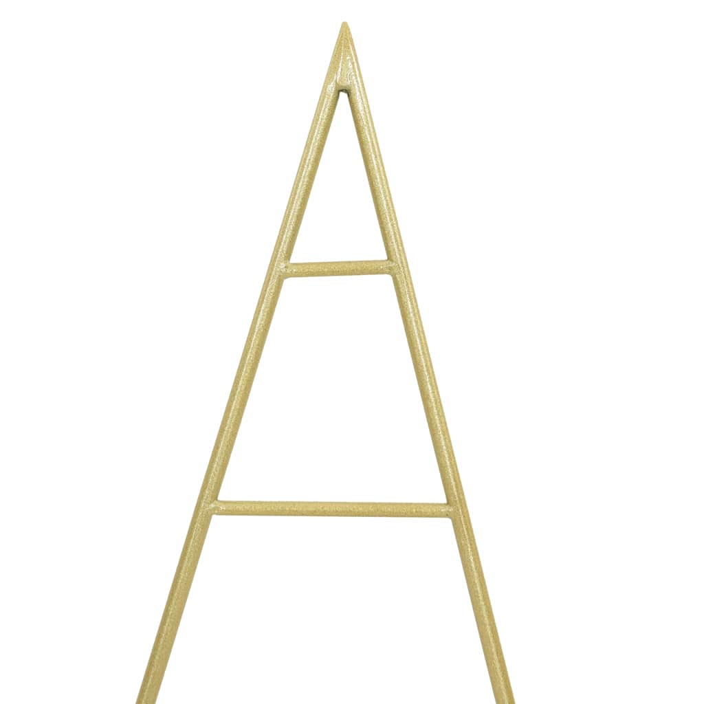 vidaXL Metal Christmas Tree Gold 60 cm Powder-coated steel
