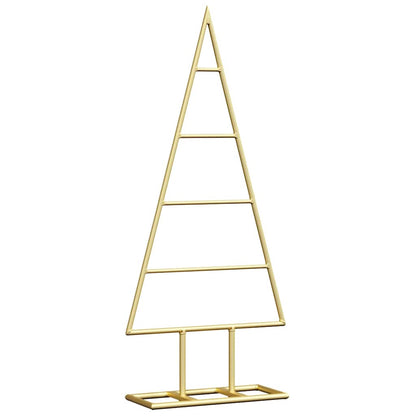 vidaXL Metal Christmas Tree Gold 60 cm Powder-coated steel