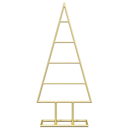 vidaXL Metal Christmas Tree Gold 60 cm Powder-coated steel