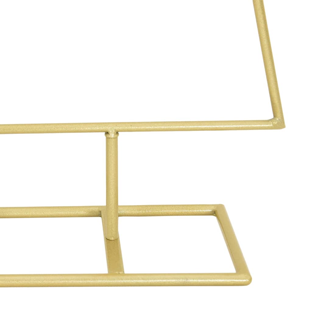 vidaXL Metal Christmas Tree Gold 90 cm Powder-coated steel