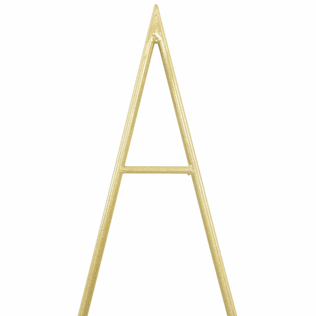 vidaXL Metal Christmas Tree Gold 125 cm Powder-coated steel