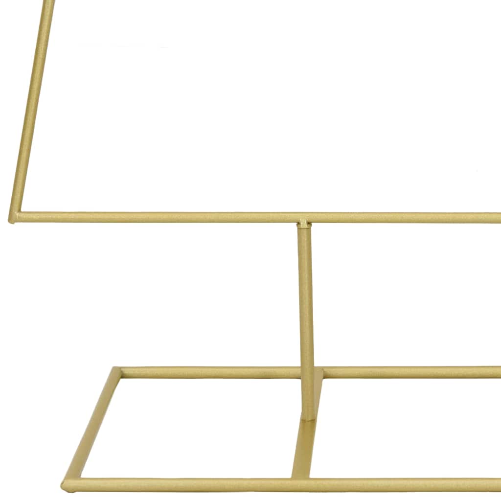 vidaXL Metal Christmas Tree Gold 150 cm Powder-coated steel