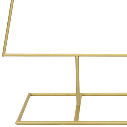 vidaXL Metal Christmas Tree Gold 150 cm Powder-coated steel