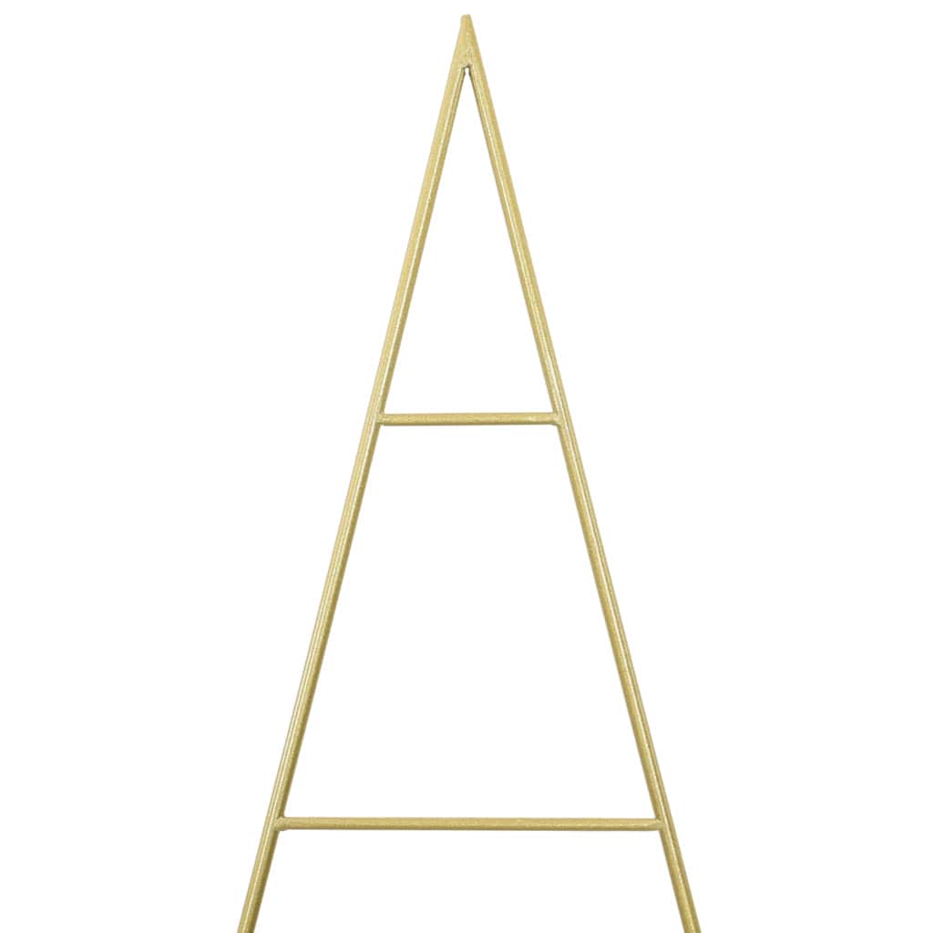 vidaXL Metal Christmas Tree Gold 181 cm Powder-coated steel