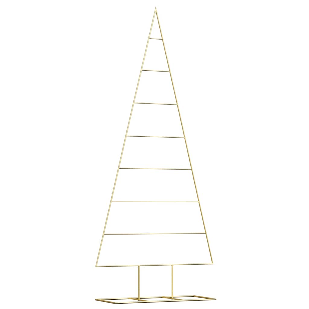 vidaXL Metal Christmas Tree Gold 181 cm Powder-coated steel