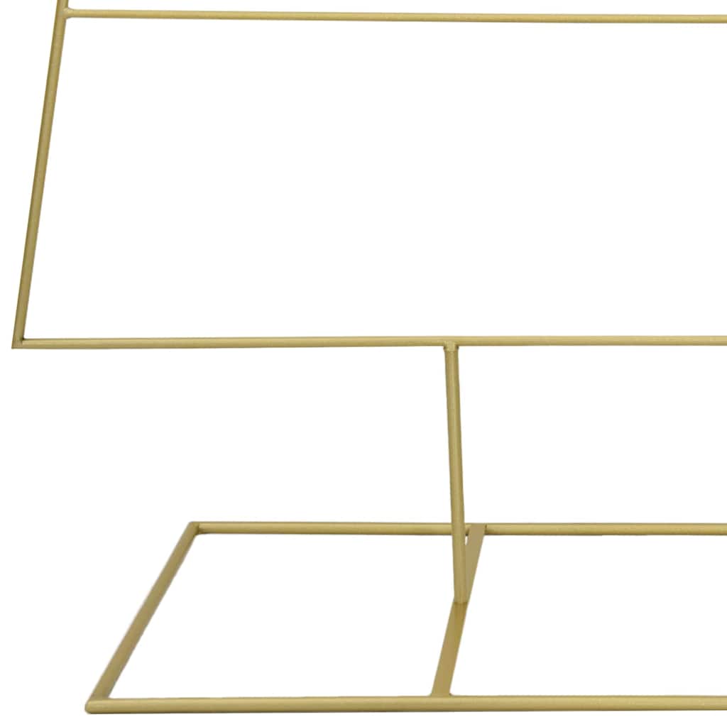 vidaXL Metal Christmas Tree Gold 211 cm Powder-coated steel