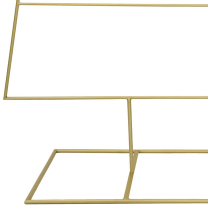vidaXL Metal Christmas Tree Gold 211 cm Powder-coated steel