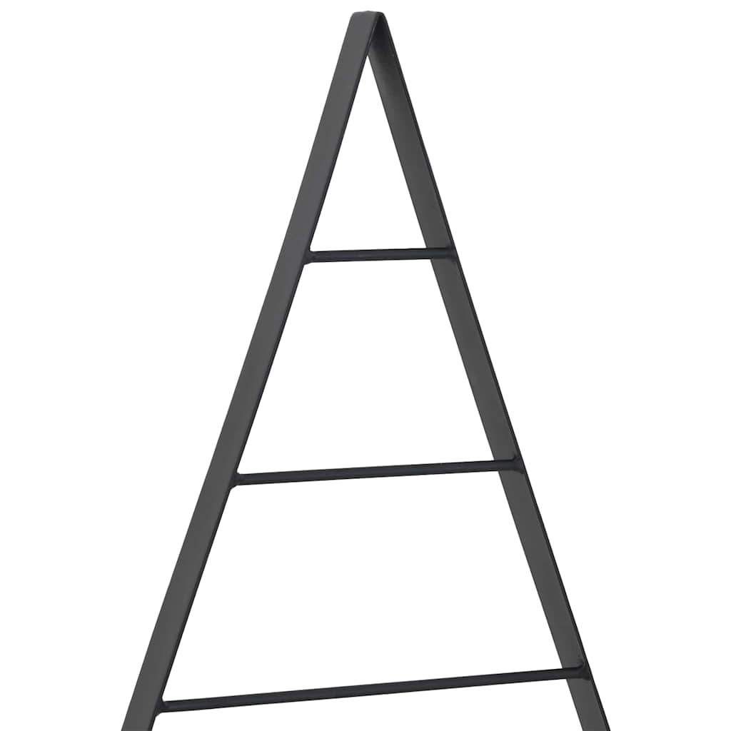 vidaXL Metal Christmas Tree Black 60 cm Steel