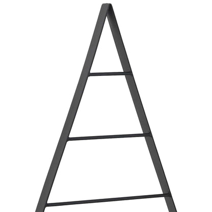 vidaXL Metal Christmas Tree Black 60 cm Steel