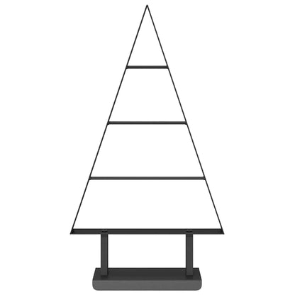 vidaXL Metal Christmas Tree Black 60 cm Steel